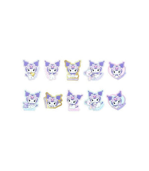 Sanrio Kuromi 40 piece 'Flake Seal' sticker set