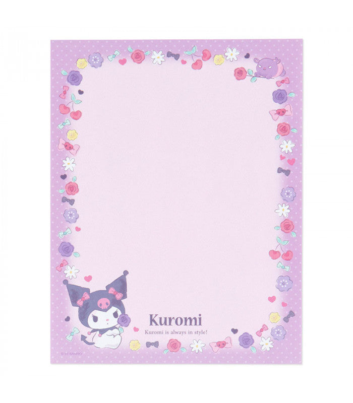 Sanrio Kuromi Gold Sticker Letter Set