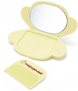 Sanrio Pompompurin Face Mirror & Comb