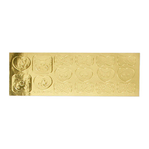 Sanrio Kuromi Gold Sticker Letter Set